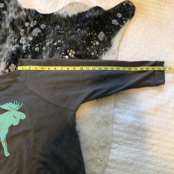 🤚 hand-printed in Connecticut MOOSE tee - Picture 8 of 10